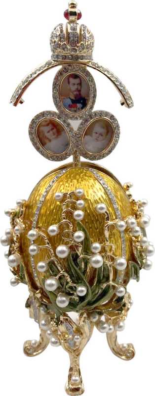 160 mm The Lilies of the Valley Gold Easter Egg