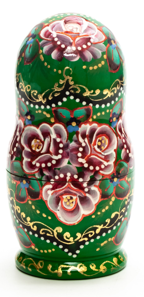 110 mm The Frog Princess hand painted on wooden Matryoshka doll 5 pcs (by A Studio)
