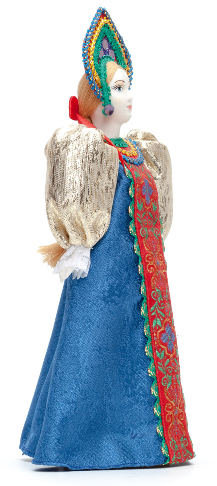 270 mm Russian Girl in a Dress Porcelain Statue Doll (by Le Russe)