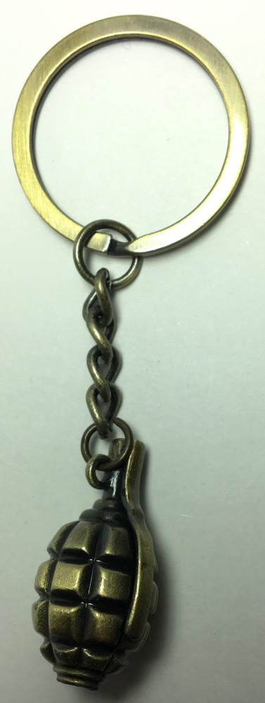 F1 grenade Metal Key Chain (by AKM Gifts)