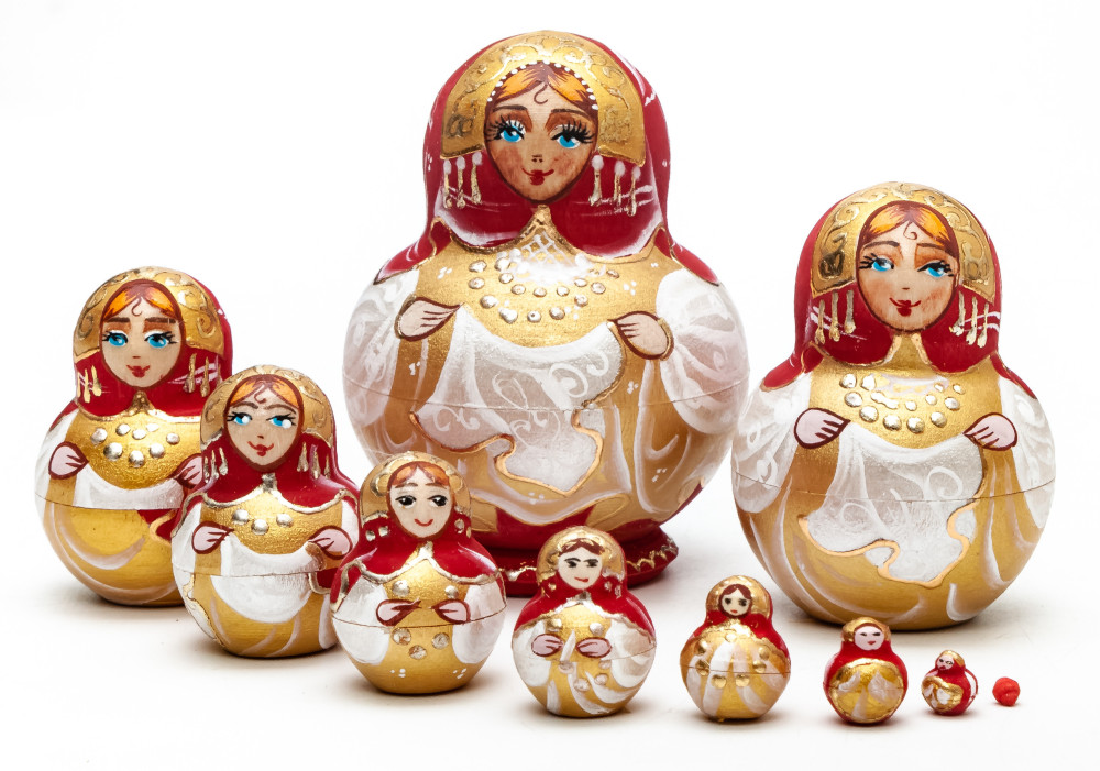  50 mm Matryoshka 5pcs (by Skazka)
