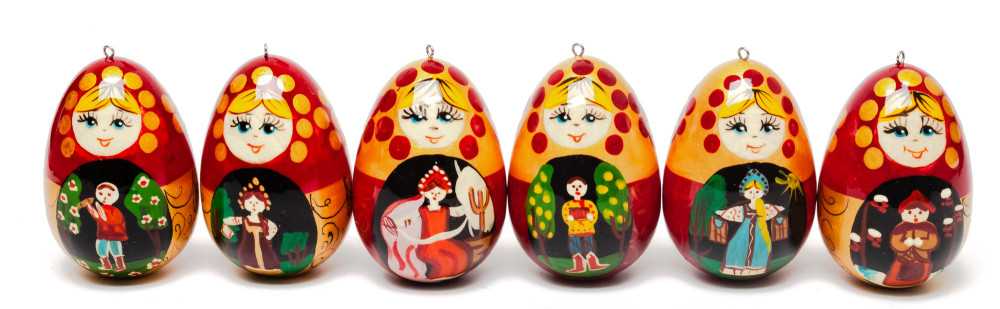 Russian Fairytales Christmas Tree Ornaments