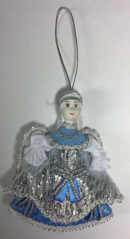 55x100 mm Little Angel hand sewn Porcelain Statue (by Le Russe)