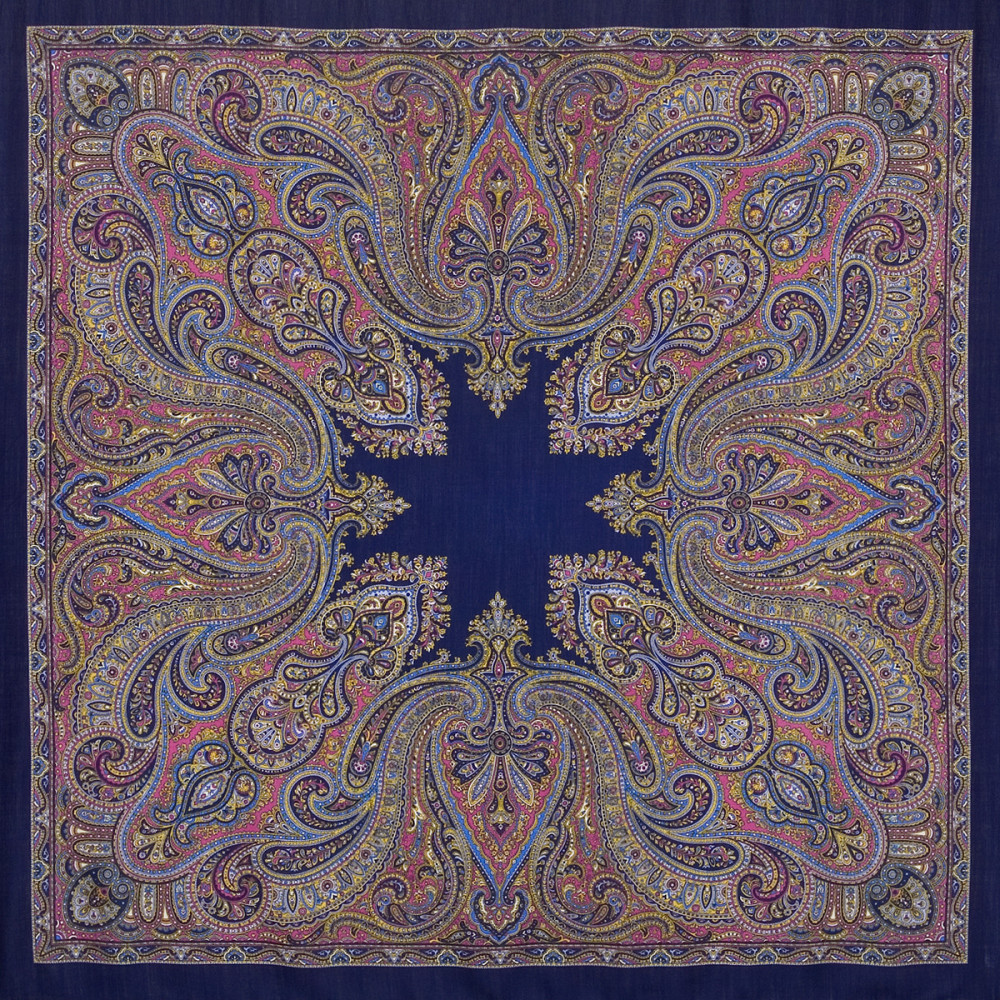 Shop Woolen Scarves with Silk Fringe 125x125 cm Платок «Восточный калейдоскоп» online at Skazka.site | Eligible for fast shipping and free returns. Платок «Восточный калейдоскоп»