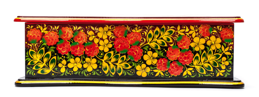 300x180 mm Khokhloma Painting Jewellery Wooden Box