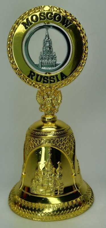 Moscow Souvenir Metal Bell (by AKM Gifts)
