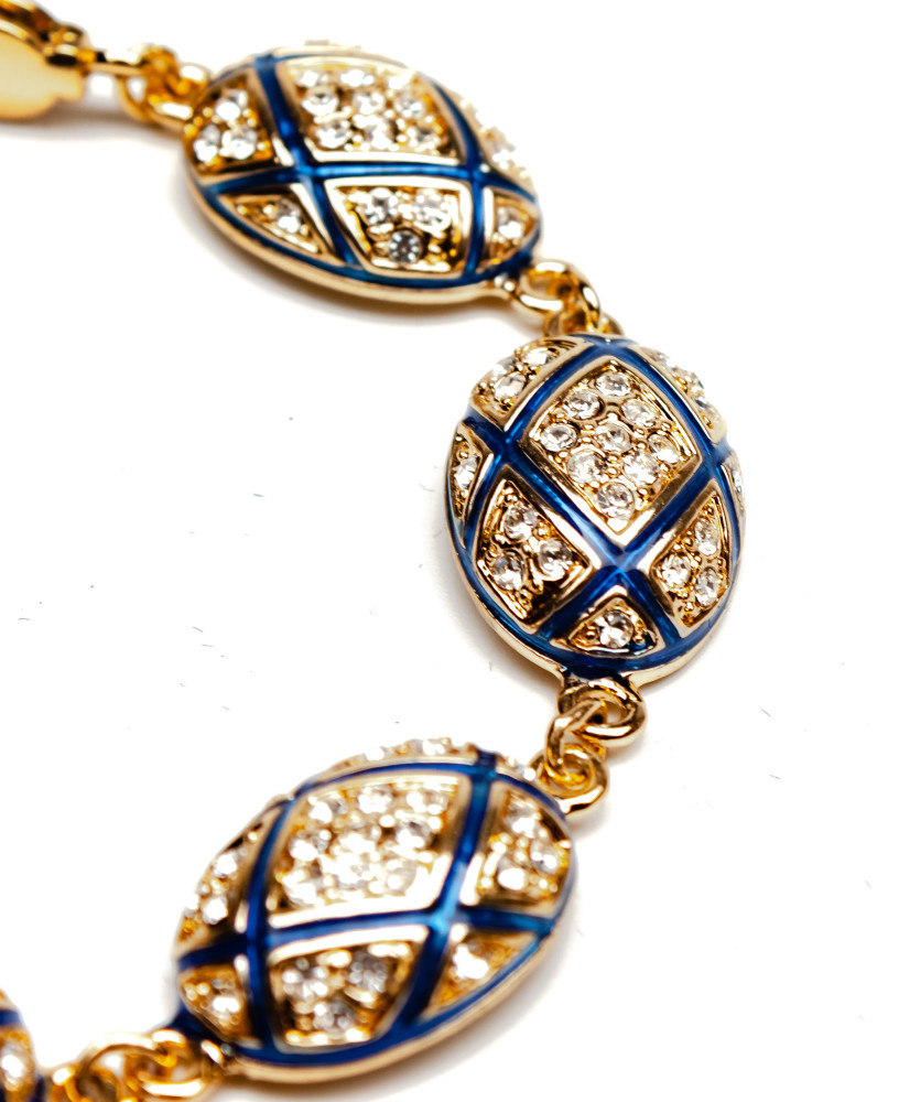 180 mm Diamond Blue Bracelet (by AKM Gifts)