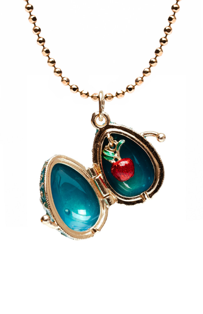 Mesh Opening Light Blue Egg Pendant