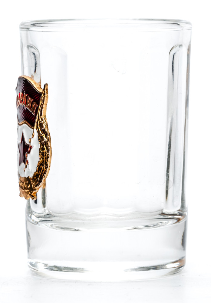 Soviet Guard Metal Pin Shot Glass