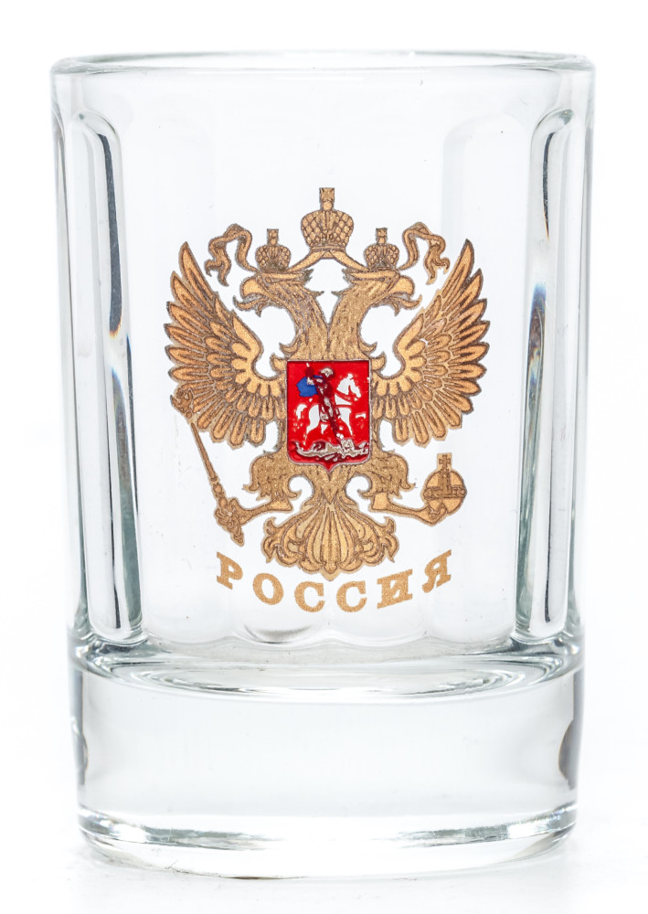 Russian Coat of Arms Shot Glass