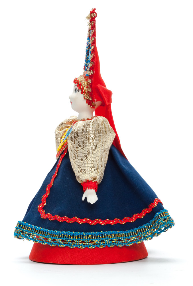 170 mm Merchant's Wife with a Kokoshnik Porcelain Doll (by Le Russe)