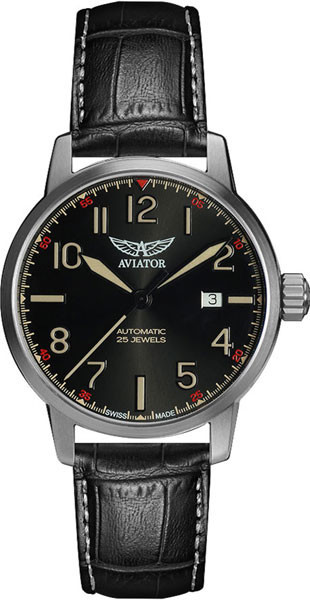Швейцарские механические наручные часы Aviator V.3.21.0.139.4