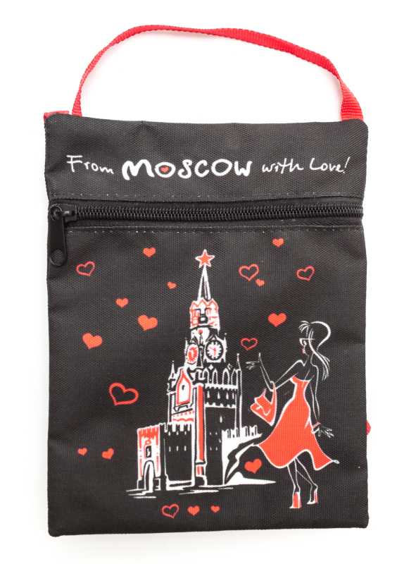 Сумка для документов "From Moscow with love", 16х20 см