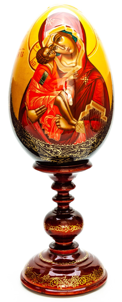 350 mm Godmother hand painted on wooden egg (by Hamlet Crafts)