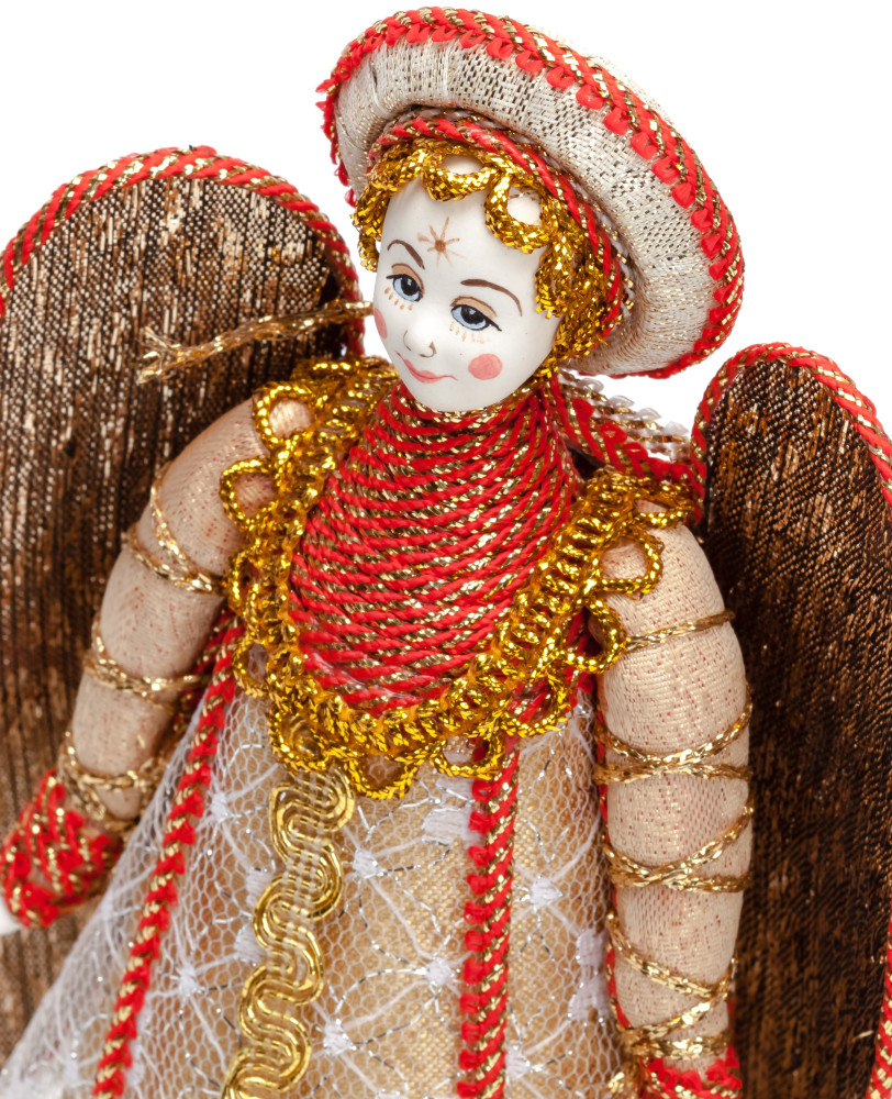180 mm Heavenly Prayer Angel Porcelain Figurine (by Le Russe)
