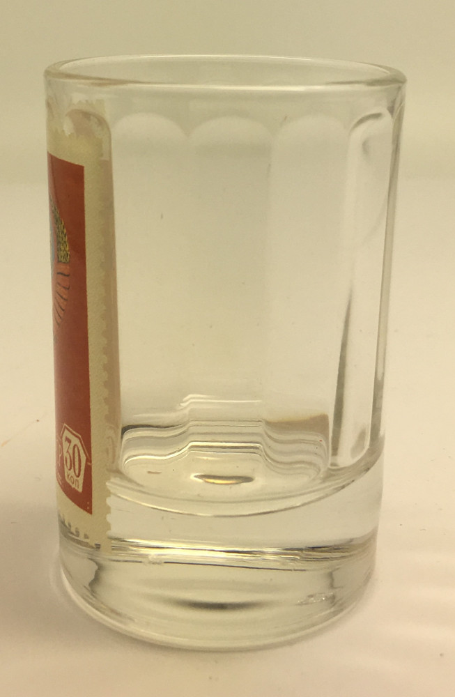 USSR Stamp Shot Glass