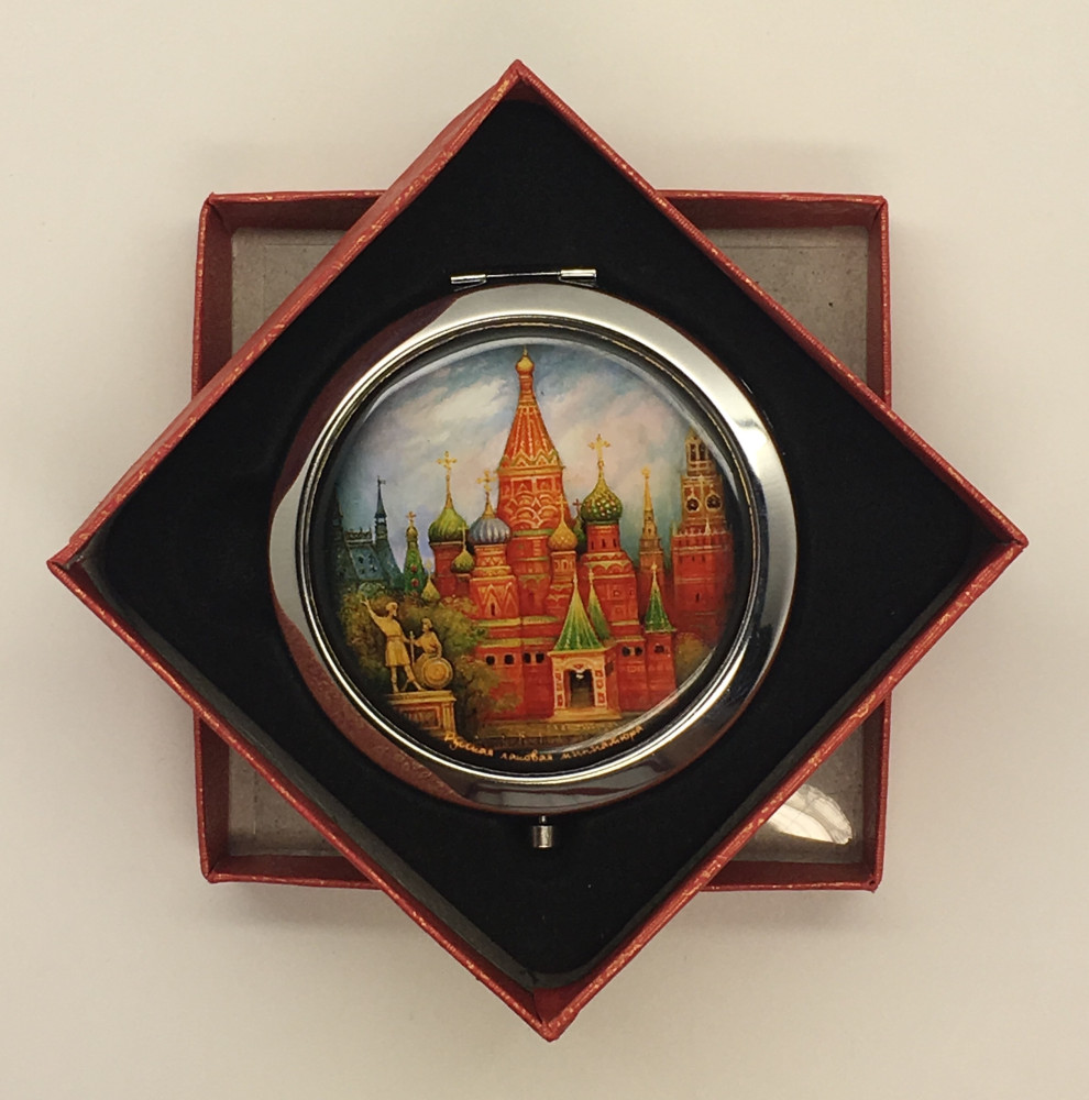 Compact Mirror with St.Basil Cathedral