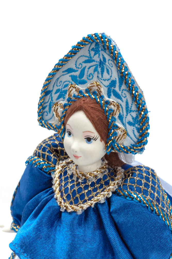 Snow Maiden Princess Porcelain Doll 