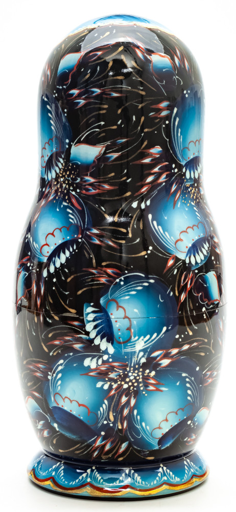 200 mm The Churches of Kizhi hand painted Matryoshka round Doll 5 pcs (by A Studio)