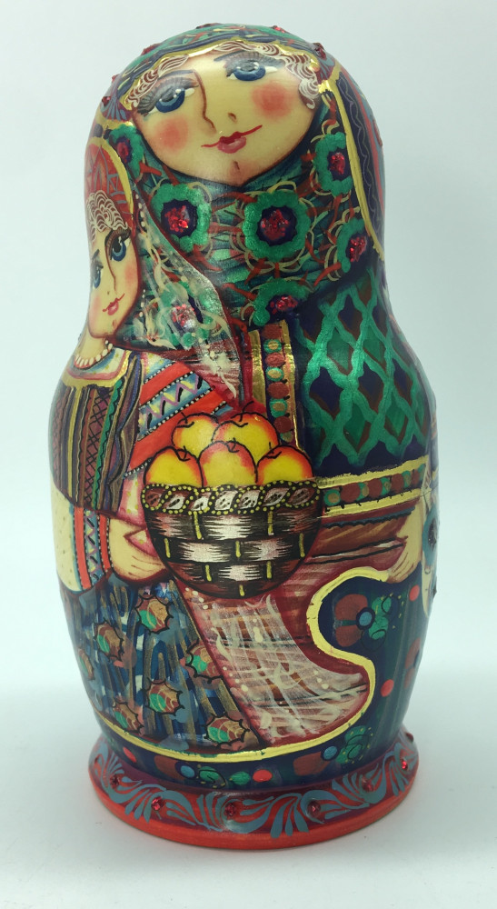 Shop Exclusive Nesting Dolls 3 pcs Russian Family Matryoshka Dolls Traditional painted by M Bogachev online at Skazka.site | Eligible for fast shipping and free returns. 3 pcs Russian Family Matryoshka Dolls Traditional painted by M Bogachev