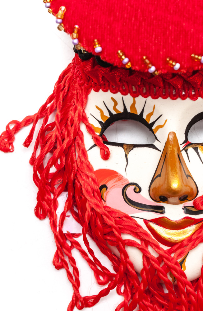 The Golden Nose Porcelain Mask