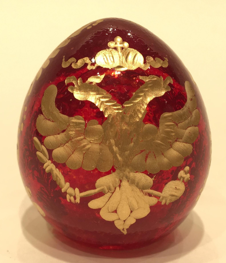Engraved Crystal Imperial Easter Egg