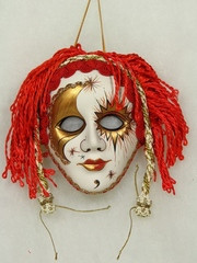 The Sun and Moon Porcelain Mask