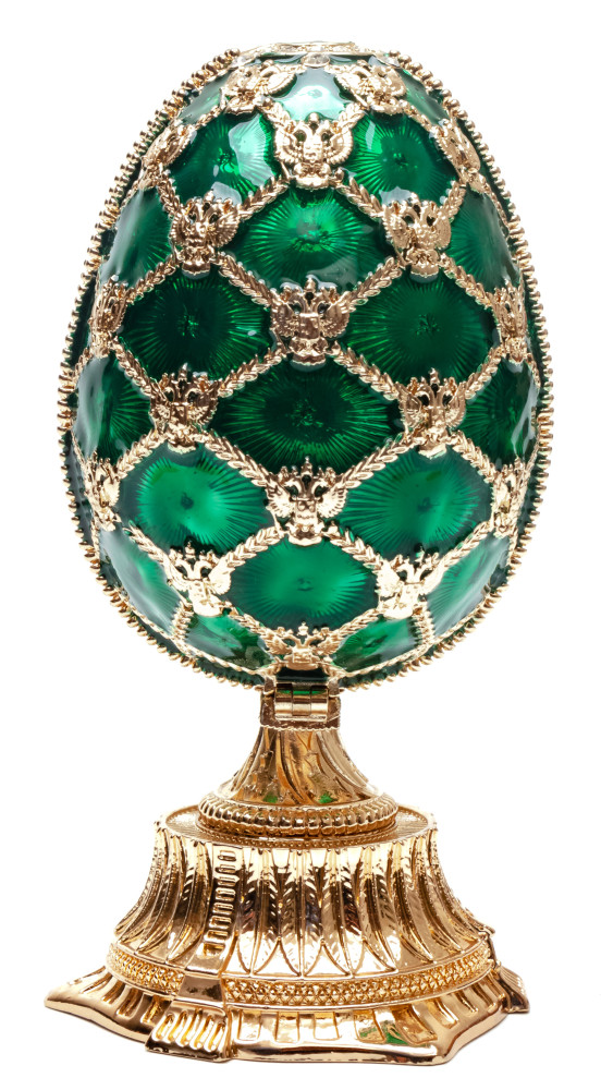115 mm Green Easter Egg with the Basket