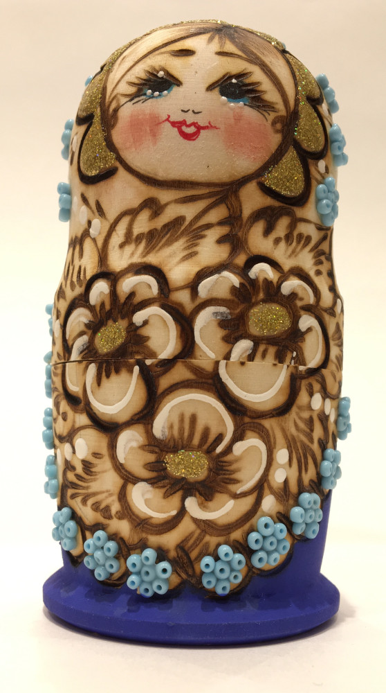 U 5pcs Burning Dolls with beads