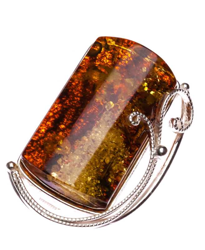 13 g Baltic Amber Brooch
