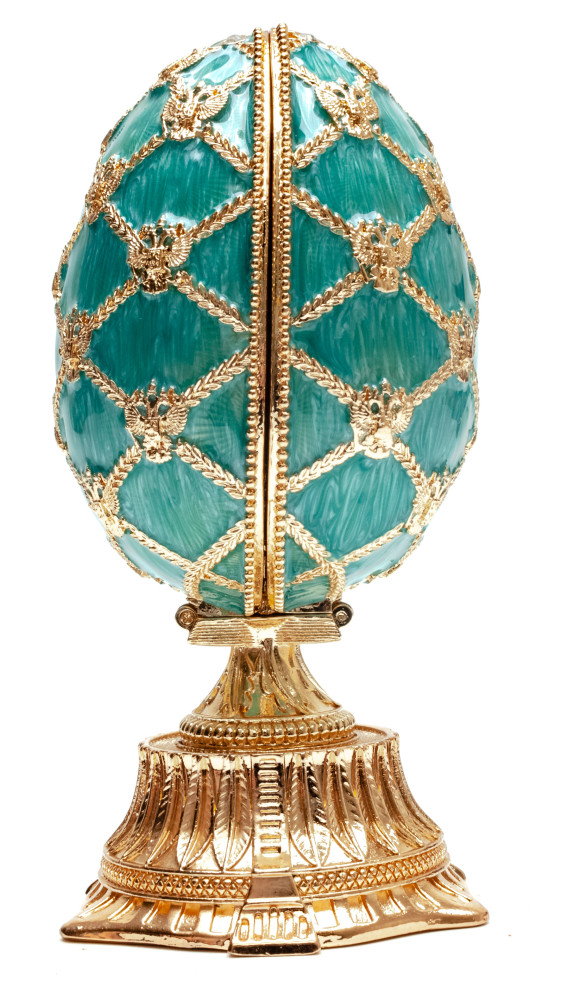 115 mm The Saint Basil Cathedral Easter Egg with the Figure inside
