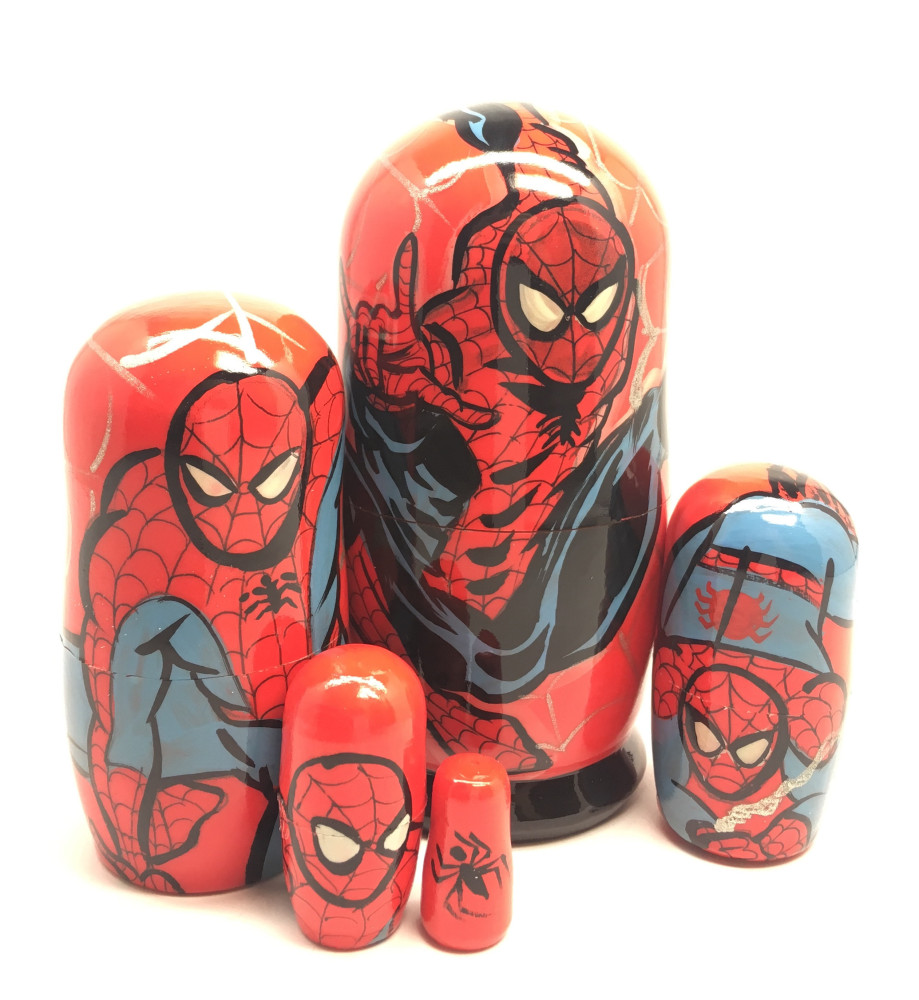 Spider-Man Nesting Doll 5pcs Small