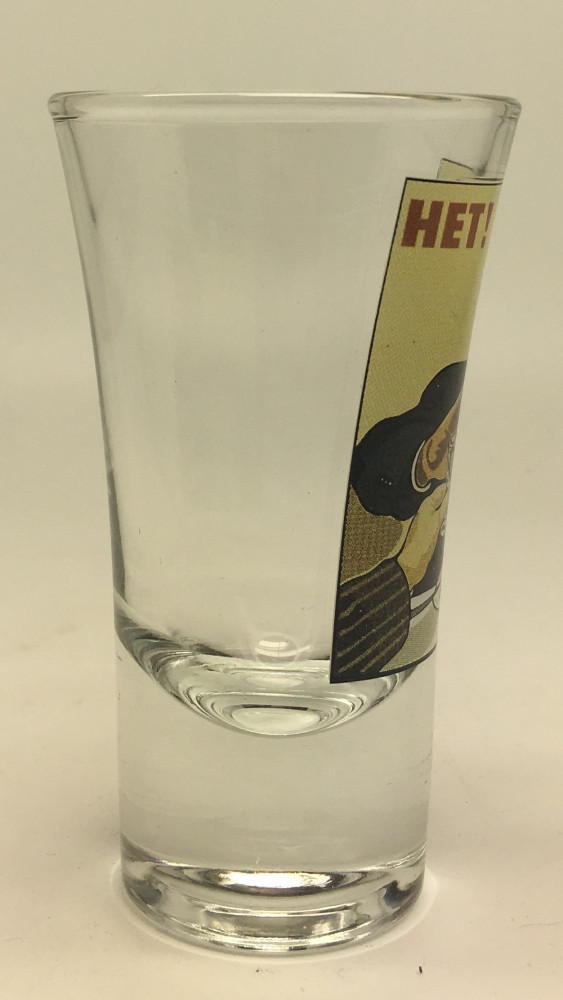 Soviet Propaganda Poster Shot Glass