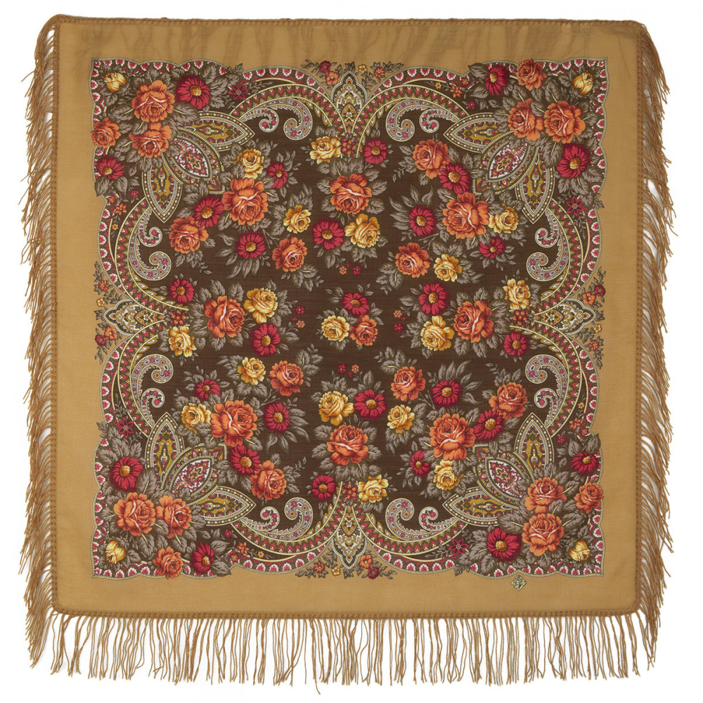 Shop Woolen Scarves with Woolen Fringe 89x89 cm 89x89 cm Enchantress Woolen Shawl with Woolen Fringe Pavlovo Posad Manufactory online at Skazka.site | Eligible for fast shipping and free returns. 89x89 cm Enchantress Woolen Shawl with Woolen Fringe Pavlovo Posad Manufactory