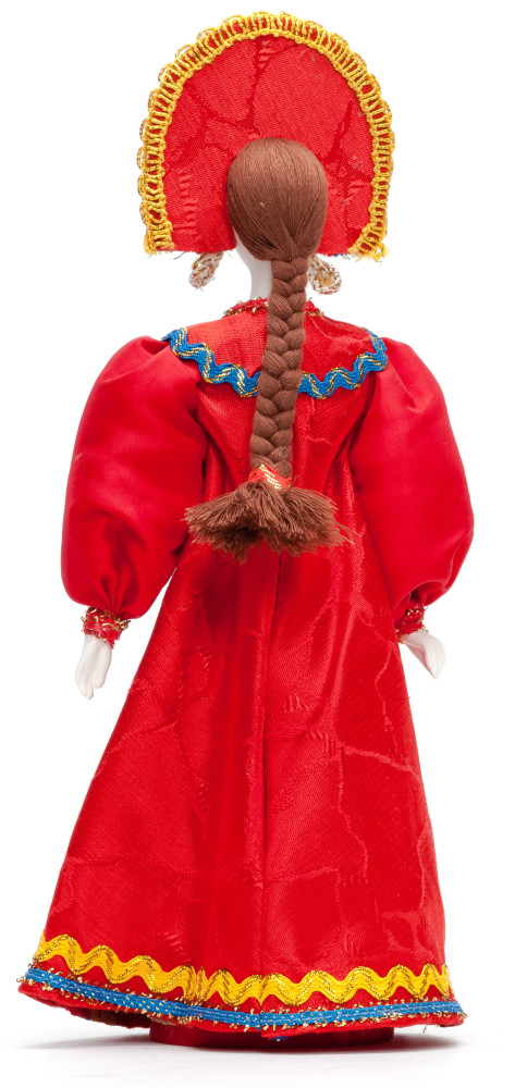 270 mm Russian Girl Doll in a Traditional Dress Porcelain Statue (by Le Russe)
