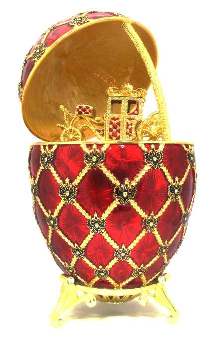 200 mm Imperial Coach and Red Imperial Coronation Music Easter Egg