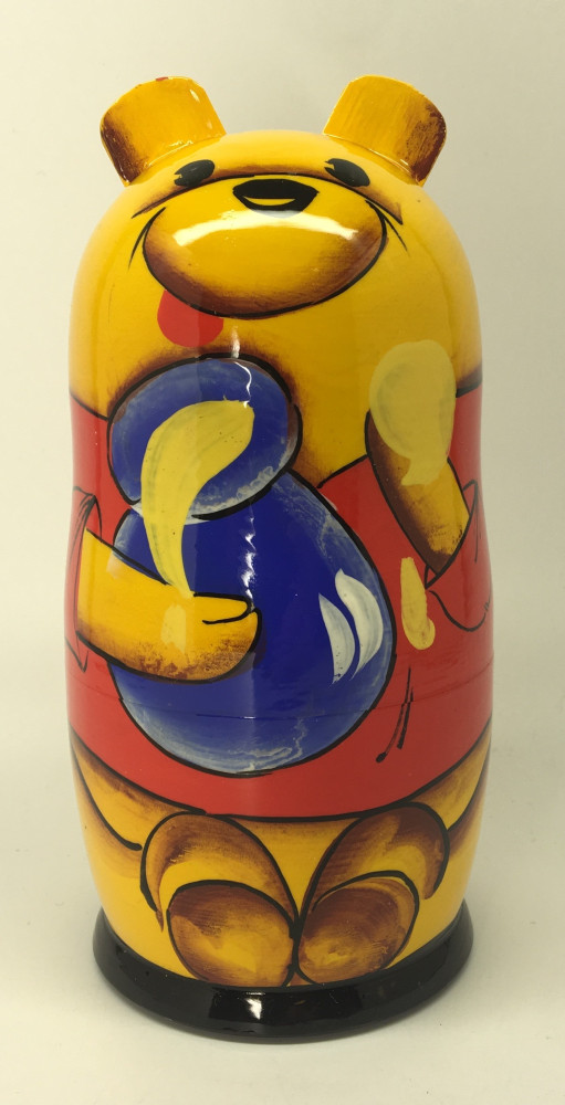 Shop Cartoon Nesting Dolls Winnie the Pooh hand painted wooden Matryoshka Doll 5pcs painted by Marina online at Skazka.site | Eligible for fast shipping and free returns. Winnie the Pooh hand painted wooden Matryoshka Doll 5pcs painted by Marina