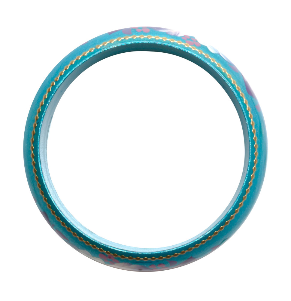  80x31 mm Zhostovo Hand Painted Bracelet (by Lada Workshop)