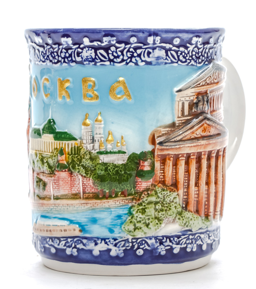 Moscow Attractions Ceramic Mug