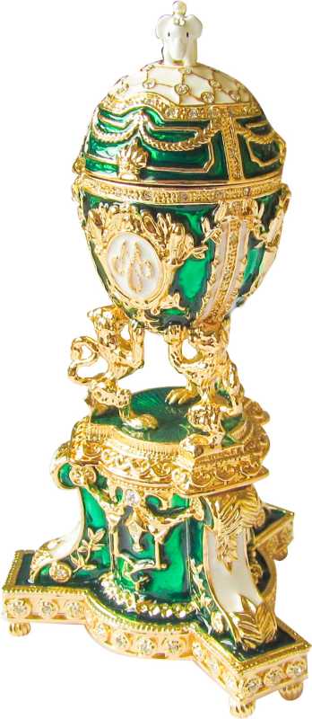 140 mm Green Royal Danish Easter Egg