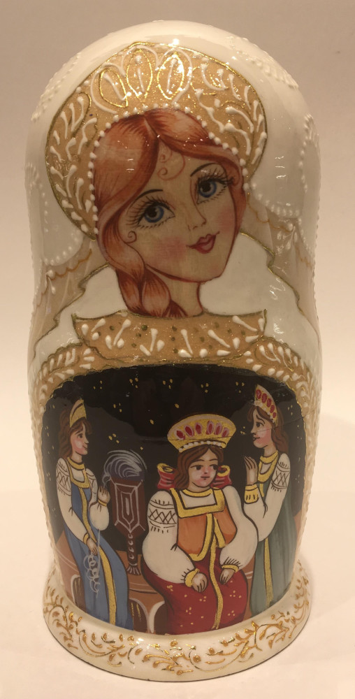 The Tale of Tsar Saltan Matryoshka Doll 5 pcs