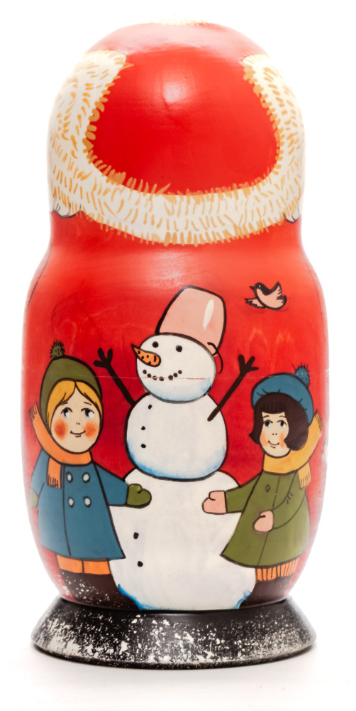 Shop Exclusive Nesting Dolls 125 mm Santa Claus hand painted Traditional Russian Wooden Matryoshka doll 5 pcs (by Igor Malyutin) online at Skazka.site | Eligible for fast shipping and free returns. 125 mm Santa Claus hand painted Traditional Russian Wooden Matryoshka doll 5 pcs (by Igor Malyutin)