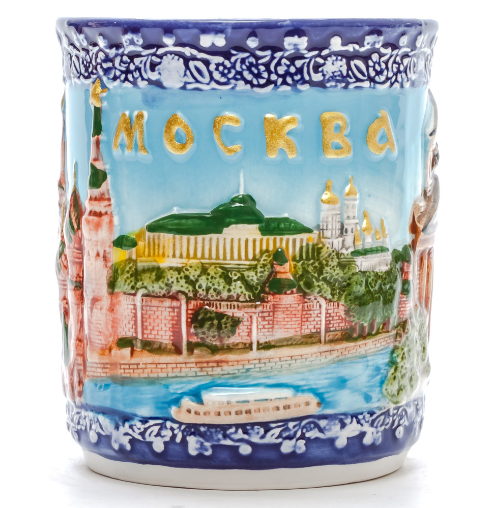 Moscow Attractions Ceramic Mug