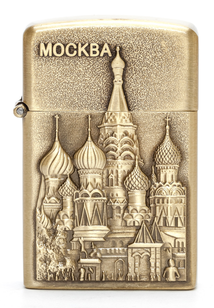 Moscow Saint Basil Cathedral Gas Metal Lighter (by Sergio Accendino)