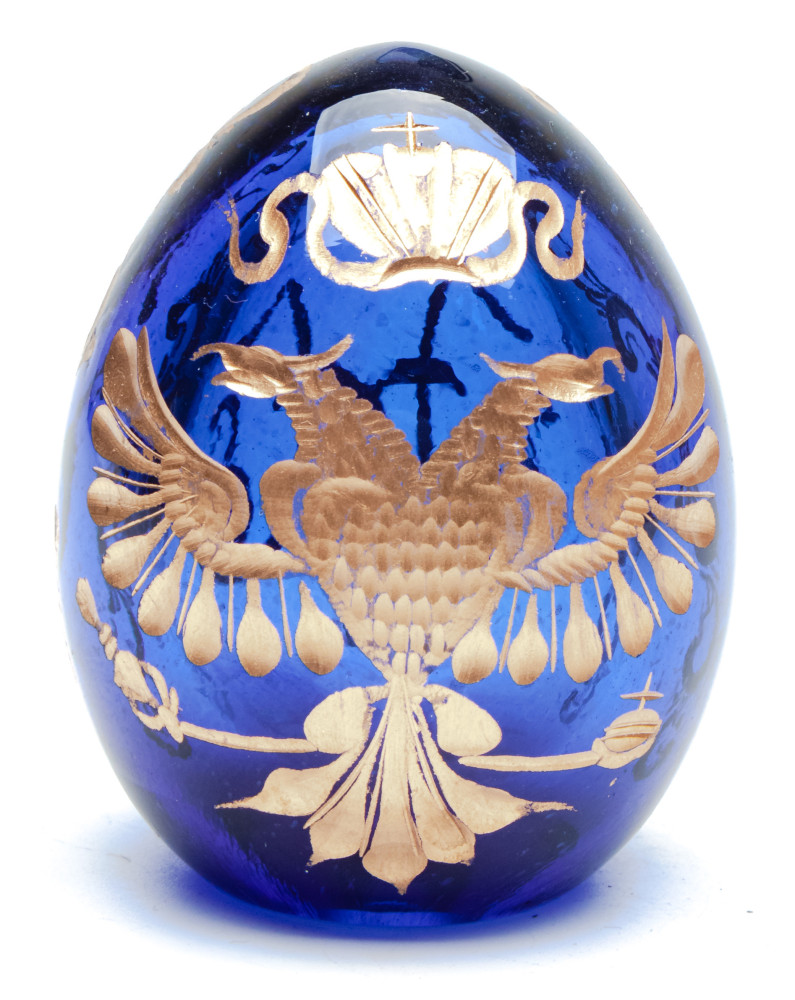 Engraved Crystal Imperial Easter Egg