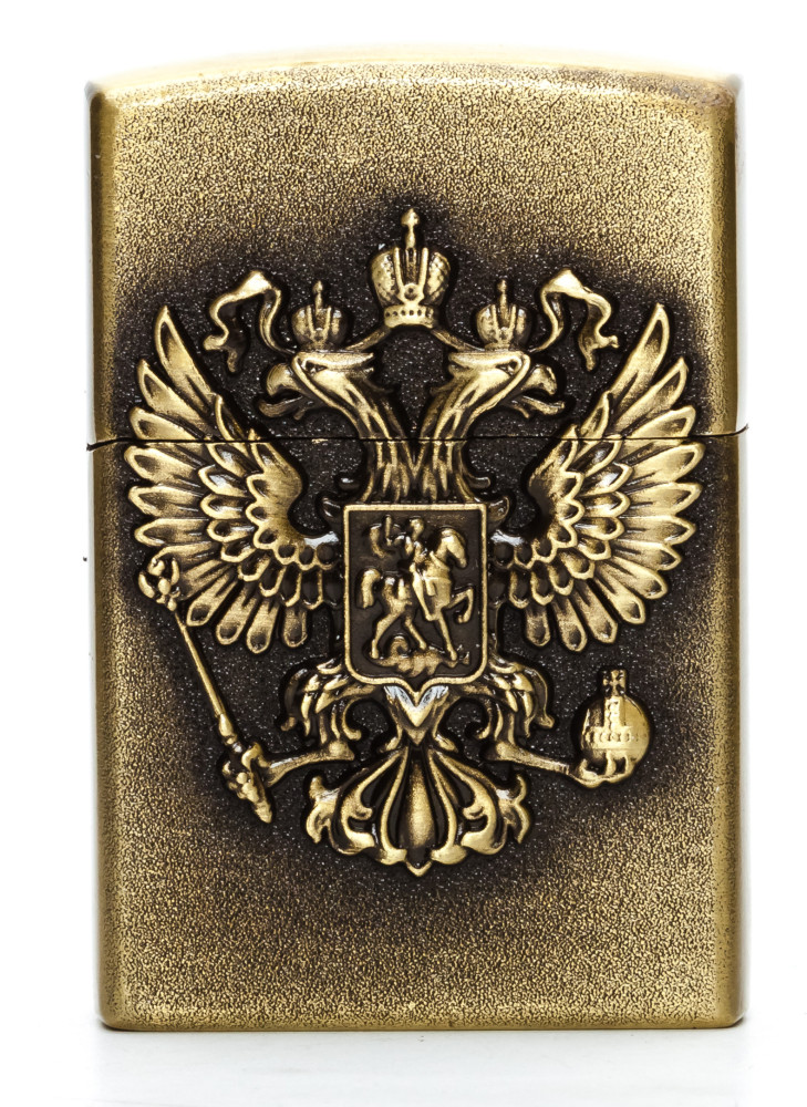 Russia Coat of Arms Gas Metal Lighter (by Sergio Accendino)