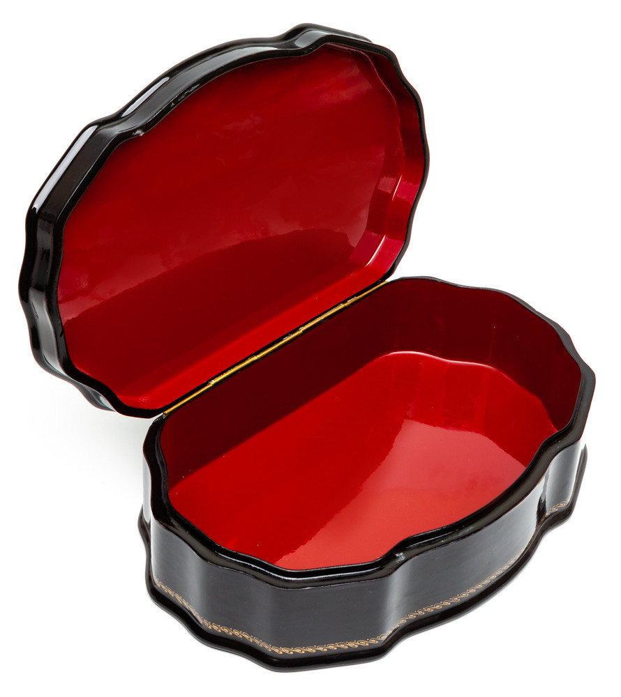 220x165mm Moscow Kremlin Hand Painted Jewellery Box (by Alexander G Studio)