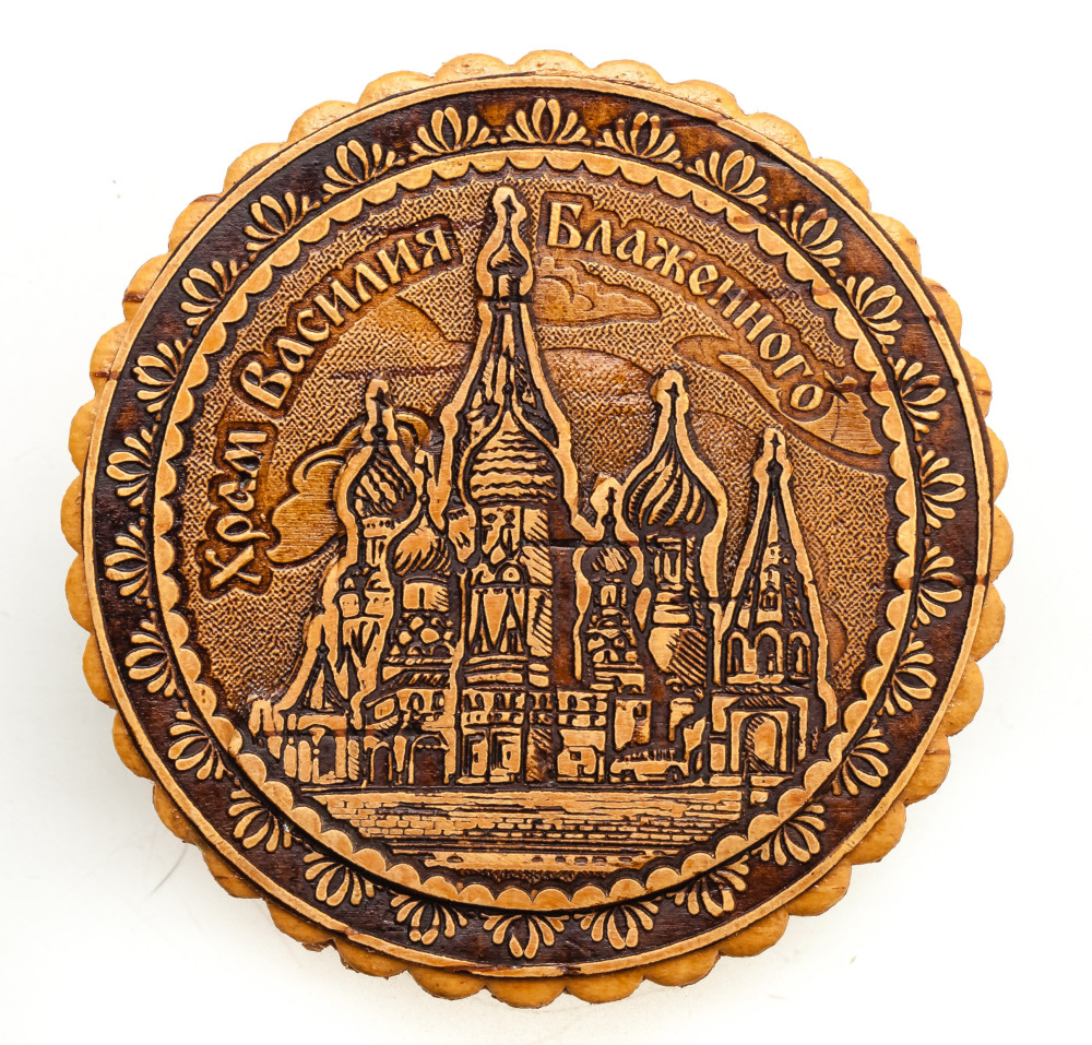  d 80 mm Saint Basil Cathedral hand made Birchbark Jewelry Box (by Maxim Birch)