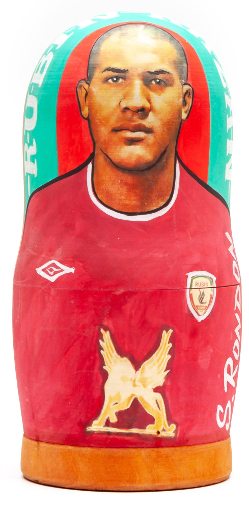 180mm Salomon Rondon from Rubin Kazan Hand Painted Matryoshka Doll 5 pcs (by Konstantin Studio)