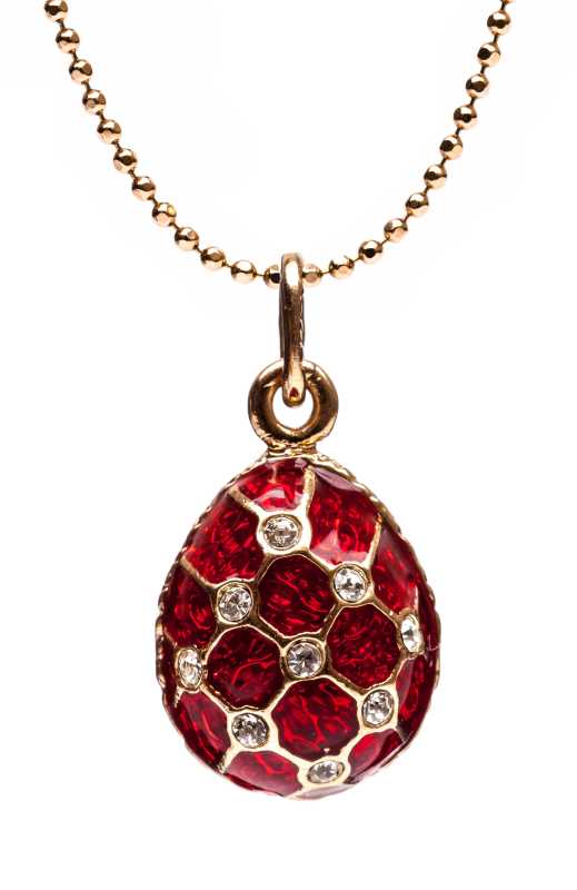 Card Fantasy Red Egg Pendant